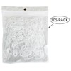 Magnesis White Plastic Curtain Hooks for Door Curtain,Window Curtain,Curtain Header