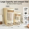 UFORU Rice Dispenser 10 lbs | Large Rice Storage Container