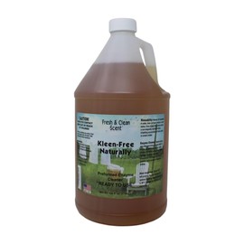 Kleen Free Naturally Preformed Enzyme Cleaner, Enzyme Solution, Multi-Purpose Cleaner, Laudry Additive, and More - Ready -To-Use - Fresh and Clean Scent - 128oz (1 Gallon)