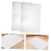 BUGUUYO Blank Aluminum Plate 2pcs Aluminum Sheet Metal for DIY