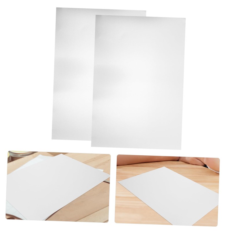 BUGUUYO Blank Aluminum Plate 2pcs Aluminum Sheet Metal for DIY