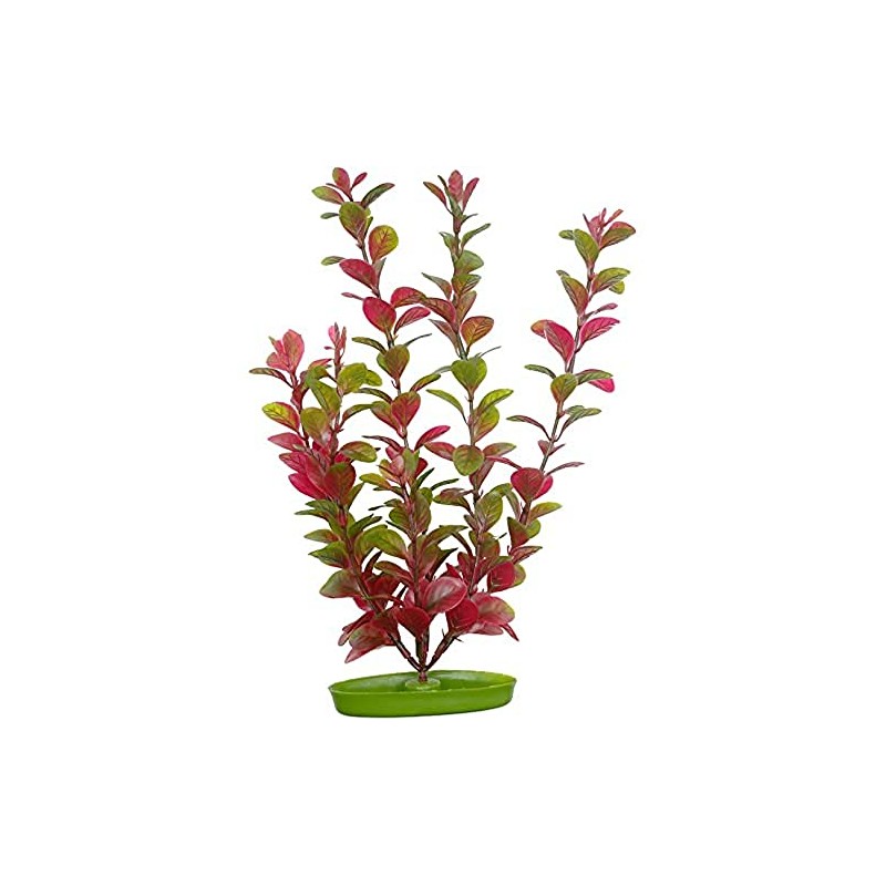 Marina Aquascaper Fish Tank Decorations, Red Ludwigia Plant, 12-Inch