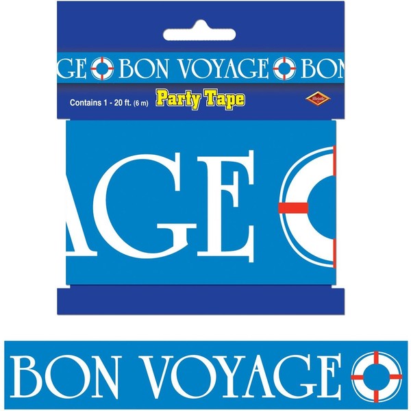 Bon Voyage Party Tape Party Accessory (3-Pack)