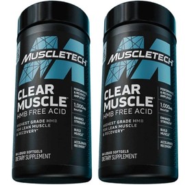 Muscle Tech Clear Muscle HMB Free Acid Beta TOR 1000mg softgel, 84 tablets, 2 units / 머슬테크 클리어 머슬 HMB 프리 애시드 베타 TOR 1000mg 소프트젤, 84정, 2개