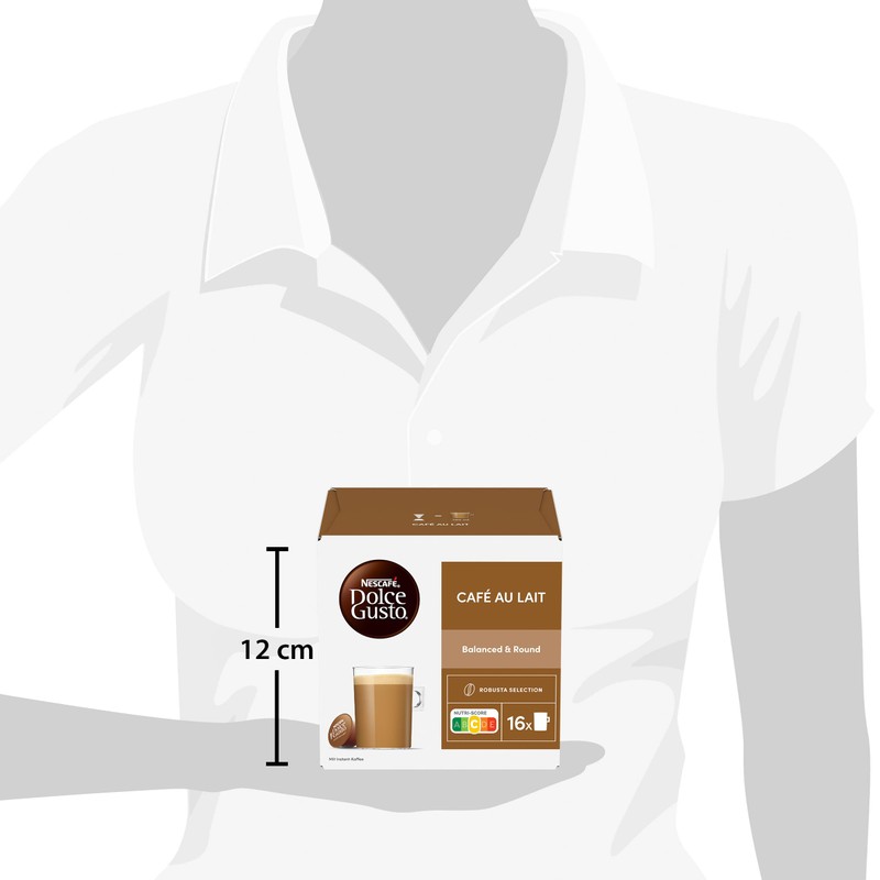 Nescafé Dolce Gusto Café au lait, Pack of 6, 6