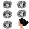 5Pcs Black Slumber Hair Net Thicker Sleep Hair Net with
