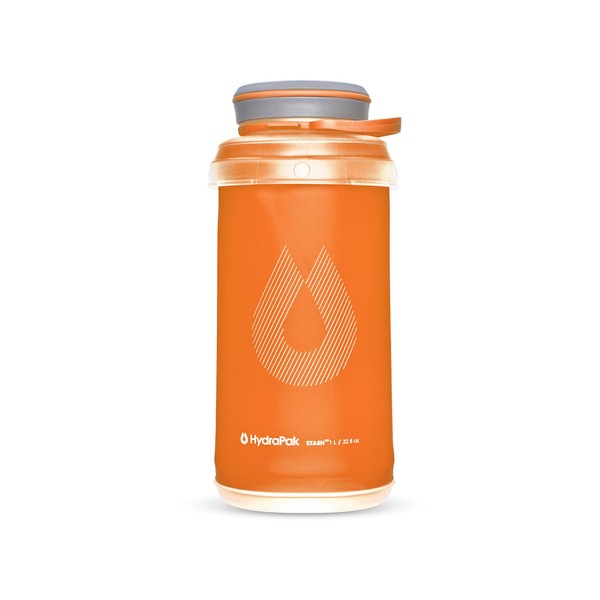 Hydrapak Stash 1L Flexible Water Bottle, Mojave