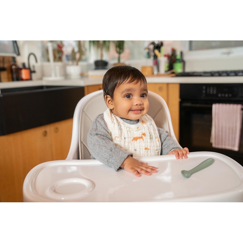 aden + anais essentials snap bibs sage woodland 3 pack