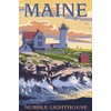 York, Maine - Nubble Lighthouse (16x24 Giclee Gallery Print, Wall