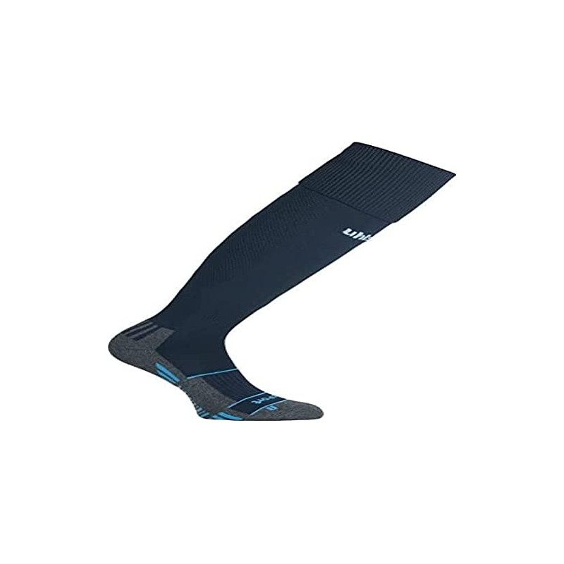 uhlsport Team Pro Player Stocking Socks, Marine/Sky Blue, Size 45-47