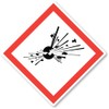 Explosion Hazard Danger Symbol UN/GHS Hazard Pictogram Sticker 20cm x