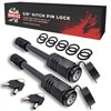 Vehiclex Twin Pack (2 Keyed Alike) Trailer Hitch Pin Locks