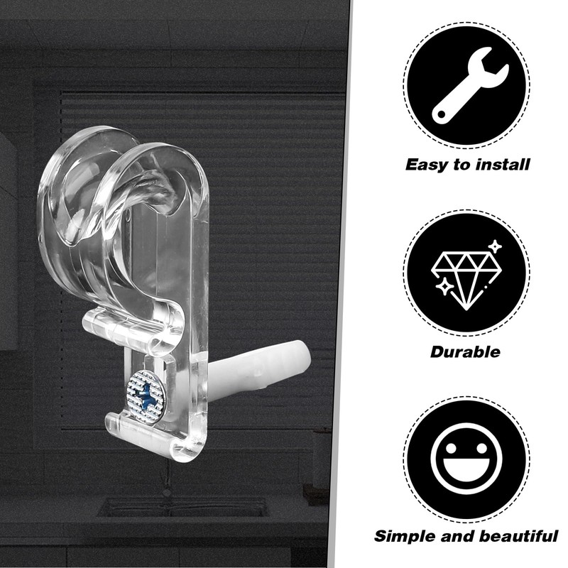 8 Pcs Curtain P Clip Blind Cord Holder Roller Shade