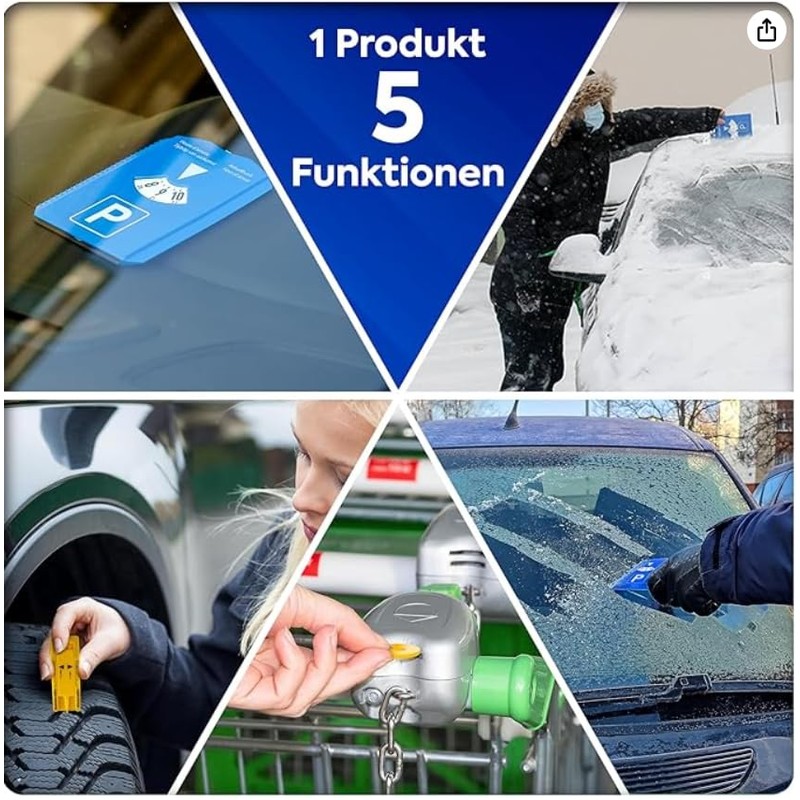 PROCAR Equipment Car Parking Disc, German Quality, Multifunction (Parking Disc