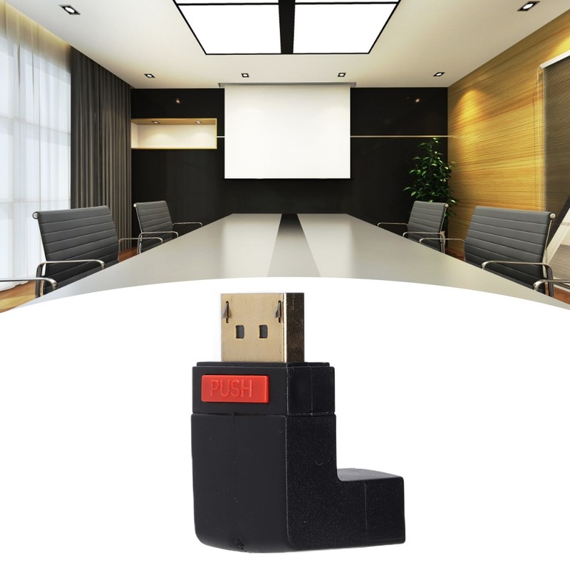 Right Angled DP Adapter UP Down 90 Degree Male to