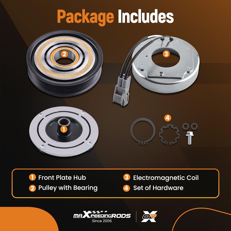 maXpeedingrods AC Compressor Clutch Kit for Ram 1500 5.7L 2014-2019,