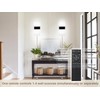Plug in Wall Sconce with Remote Control, 3000K-6500K Stepless Color
