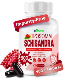 800MG Schisandra Organic Extract, Schisandra Supplement, Schisandra Berry Softgels for Energy Support, Liver Health, Antioxidant Protection & Digestive Wellness - 60 Softgels, Made in USA