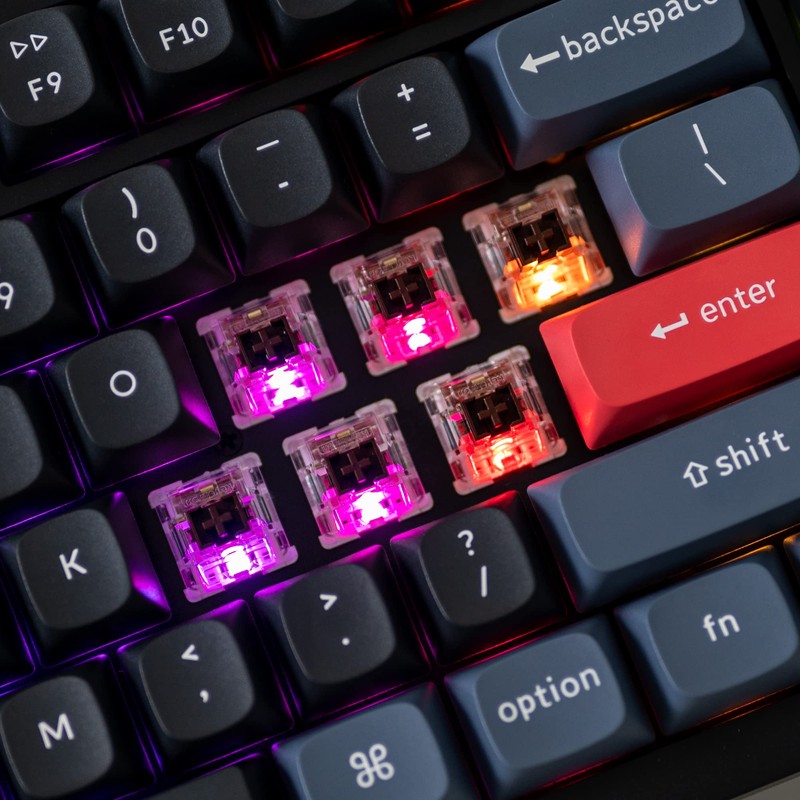 Keychron V6 Wired Custom Mechanical Keyboard Knob Version, Full-size QMK/VIA