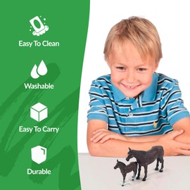 Big Country Toys - Juego de yegua y potro (6666 Rancho Quarter Horse Mare & Colt)