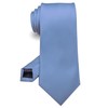 RBOCOTT Corbata de seda azul claro para negocios, boda, formal,