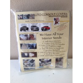 Auto Console Covers- Fits The Ford Focus 2015-2018. Center Console Armrest Cover Waterproof Neoprene Fabric (Black)