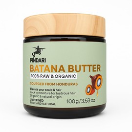 Pindari Batana Butter 3.53 Ounce Jar | Raw and Organic | Sourced From Honduras | Nourishes and Moisturizes Hair and Skin | Healthier Scalp and Roots | Promotes Hair Growth