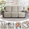 TAOCOCO 100% Waterproof Recliner Sofa Covers 3 Seater Split Couch