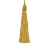 DÉCOPRO Light Gold 5.5" Chainette Tassels 24 Karat Gold [Set of 10]