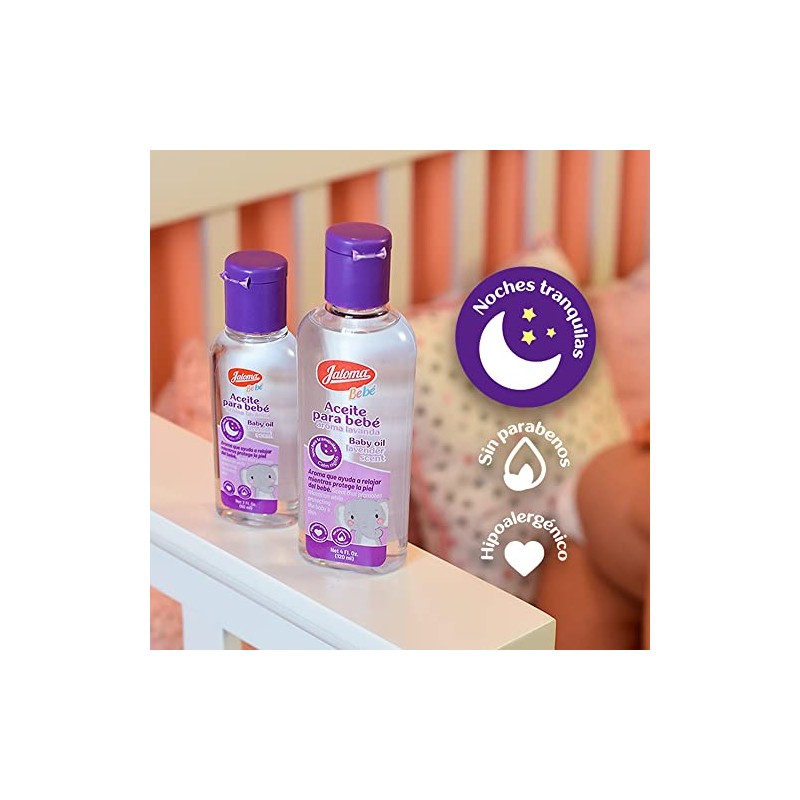 Jaloma | Aceite para Bebé, Aroma Lavanda, 120ml