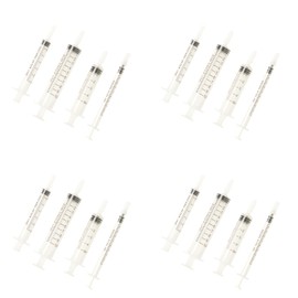 12Pcs Needle-Free Perfume Refill Tool,Precision Liquid Dispenser for Fragrance Transfer,Transparent Reusable Travel-Friendly Graduated Syringes with Caps（1ml ml ml ml）