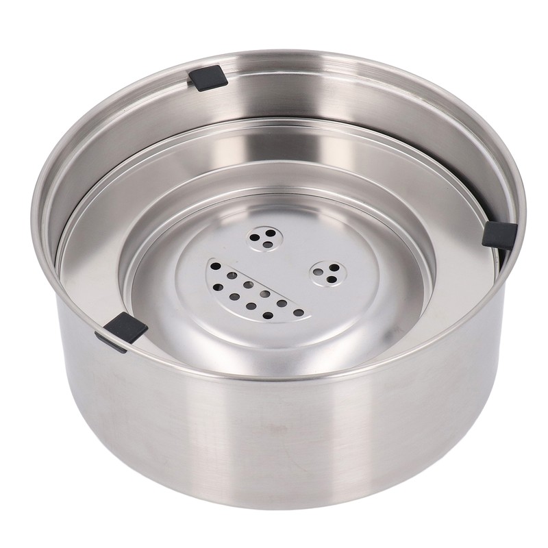 Dog Water Bowl Dispenser 304 Stainless Steel Spill Proof 3L