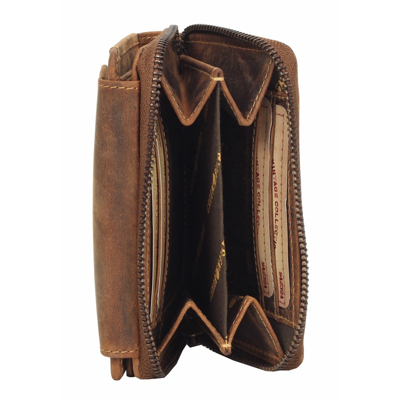 Greenburry Vintage Wallet Leather 13,5 cm