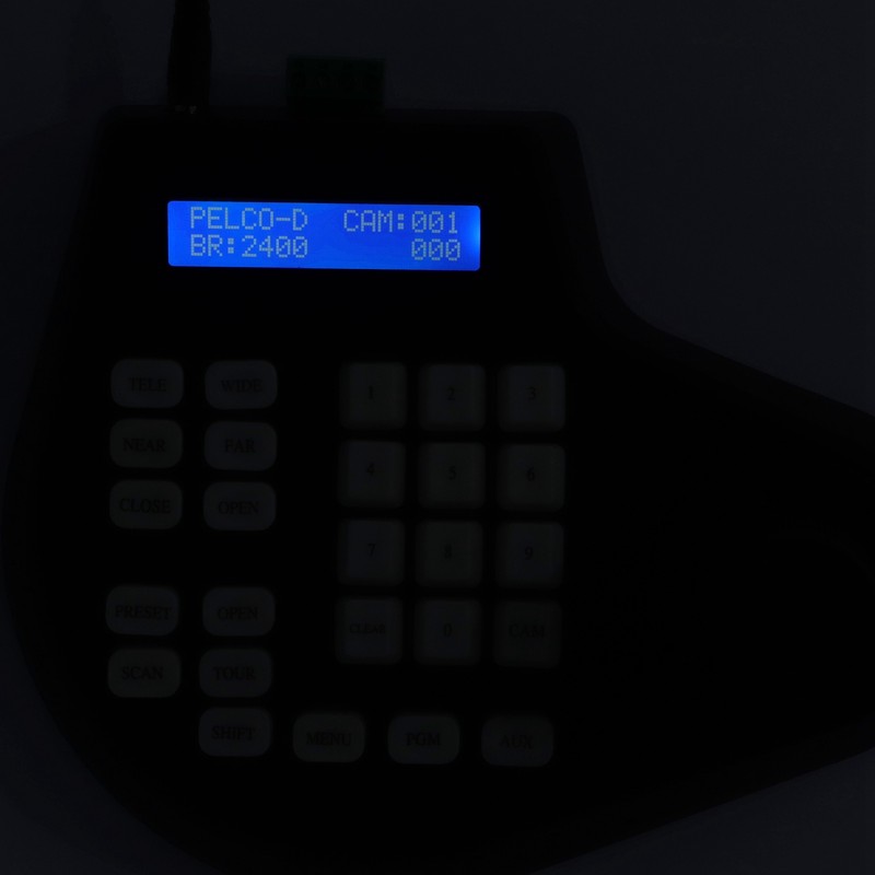 PTZ Pan Tilt Keyboard Controller Analog Coaxial Dome Camera Controller