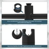 Hibbent Universal Adjustable Shower Holder with Hooks - Suitable for
