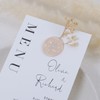 UNIQOOO Wax Seal Stickers - 3D Magnolia Wedding Invitation Envelope