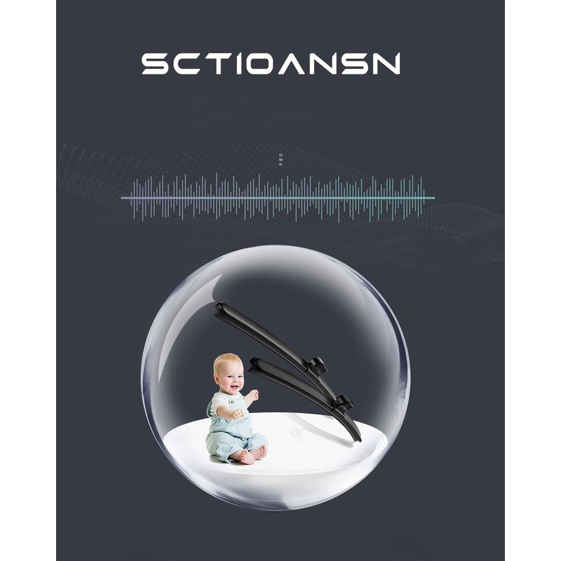 Sctioansn 3 Wipers Set-26"+22" Front Windshield Wipers and 11" Rear