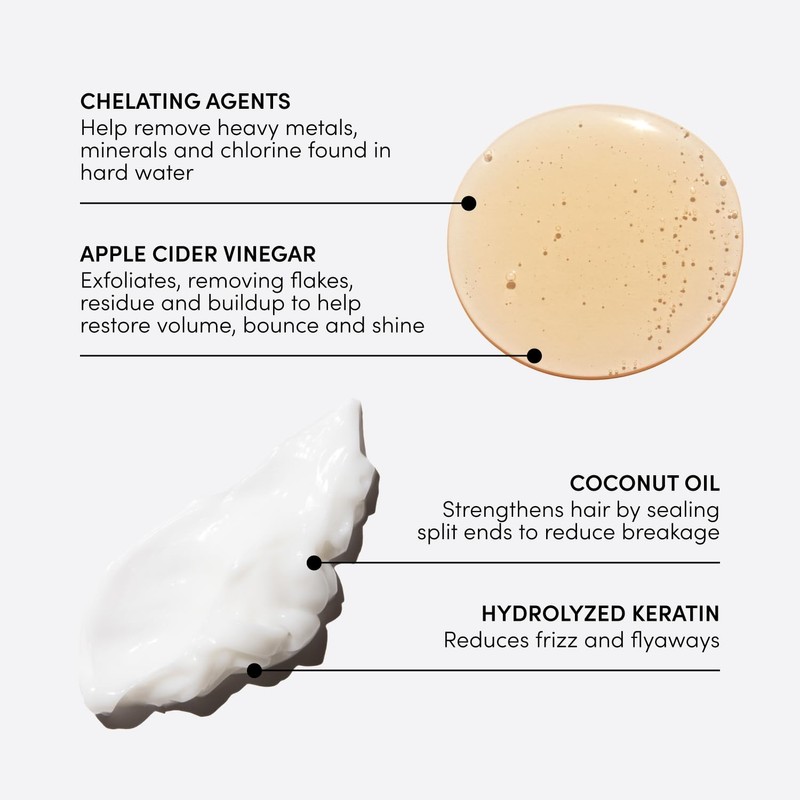 OUAI Detox Shampoo & Medium Hair Conditioner Bundle (2 Count)