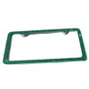 Hotblings 2 Row Full Green Rhinestone Crystal Sparkle Bling License