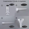 Luojery 2-Pack Refillable Clear Glass Fine Mist Empty Spray Perfume