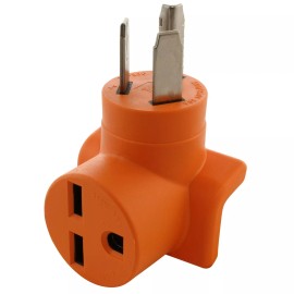 AC WORKS® 30A 250V Adapter AD1030630 | NEMA 10-30P to NEMA 6-30R