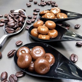 Bali's Best Coffee Candy Assortment, 285 Pieces, 2.2 Lb Jar (Pack of 2), Original, Espresso & Café Latte Individually Wrapped Hard Candies, Made with Real Sumatran Coffee, Halal