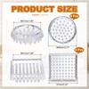 PATIKIL Round and Square Spike Carpet Protector, 12 Pcs Plastic