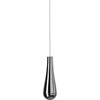 Taps2Traps® Stunning Chrome Teardrop Bathroom Light Pull Pendant with 1