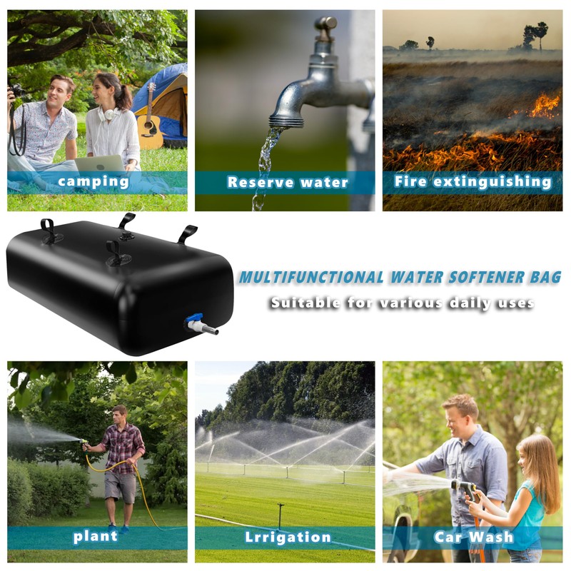 GHOSOONE 240 L/63 Gal Water Bladder Tank, Foldable Portable Water