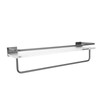 30cm Shower Caddy Wall Mount Organizer with Towel Hanger Easy