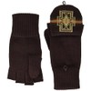 Pendleton Convertible Fingerless Mittens, Harding Maroon, S/M