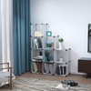 C&AHOME Cube Storage, 9-Cube BookShelf, Plastic Closet Cabinet Organizer, DIY