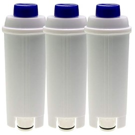 3 x Water Filter Compatible with DeLonghi Autentica ECAM23 Dedica Dinamica Eletta ESAM6720 Maestosa Perfecta PrimaDonna Magnifica S Equivalent to DLSC002 (14465)