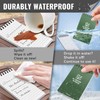 POPYOLA 6 Pack Waterproof Pocket Notebook, 3x5 Pocket Notepad, Weatherproof